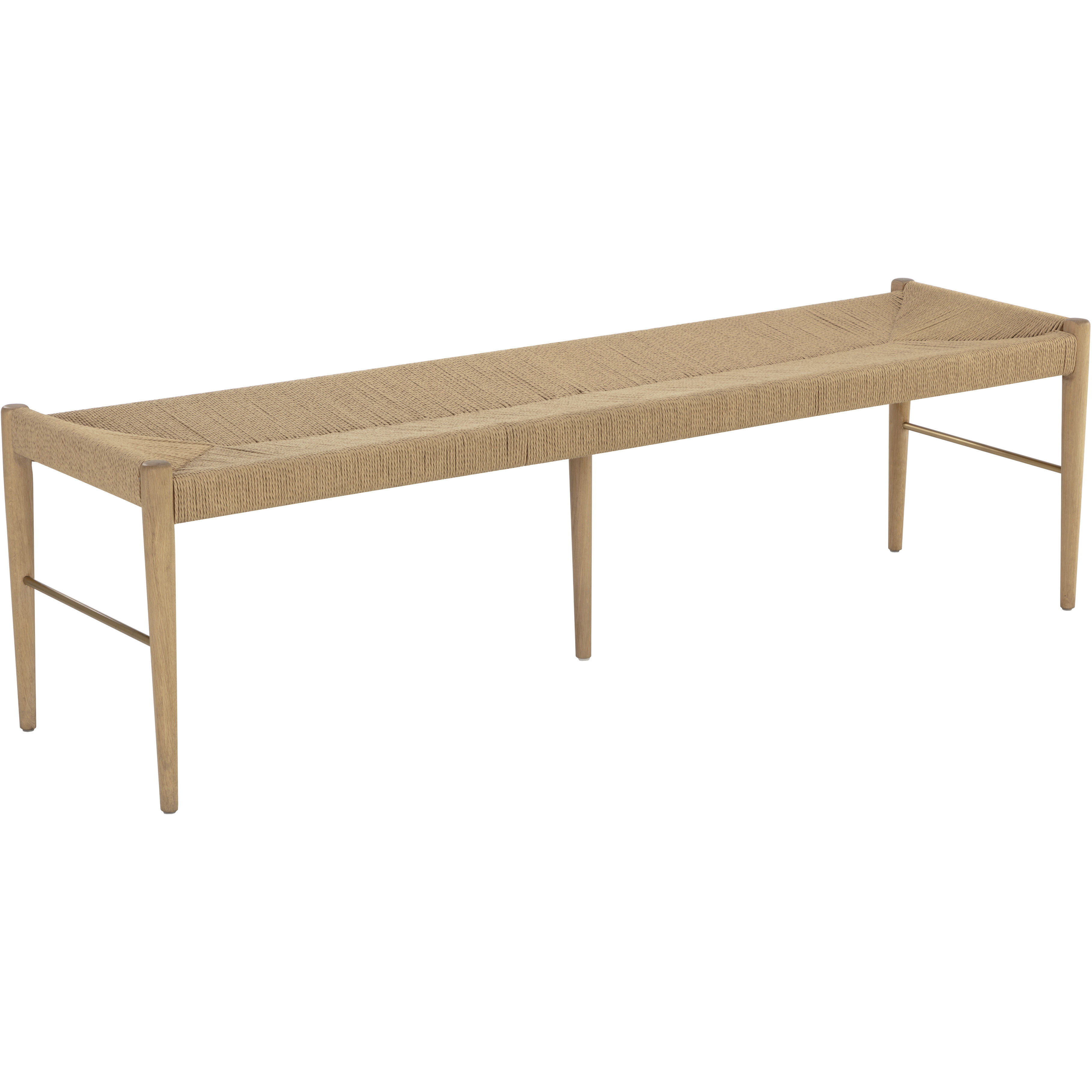 Moira Natural / Light Wash Bench